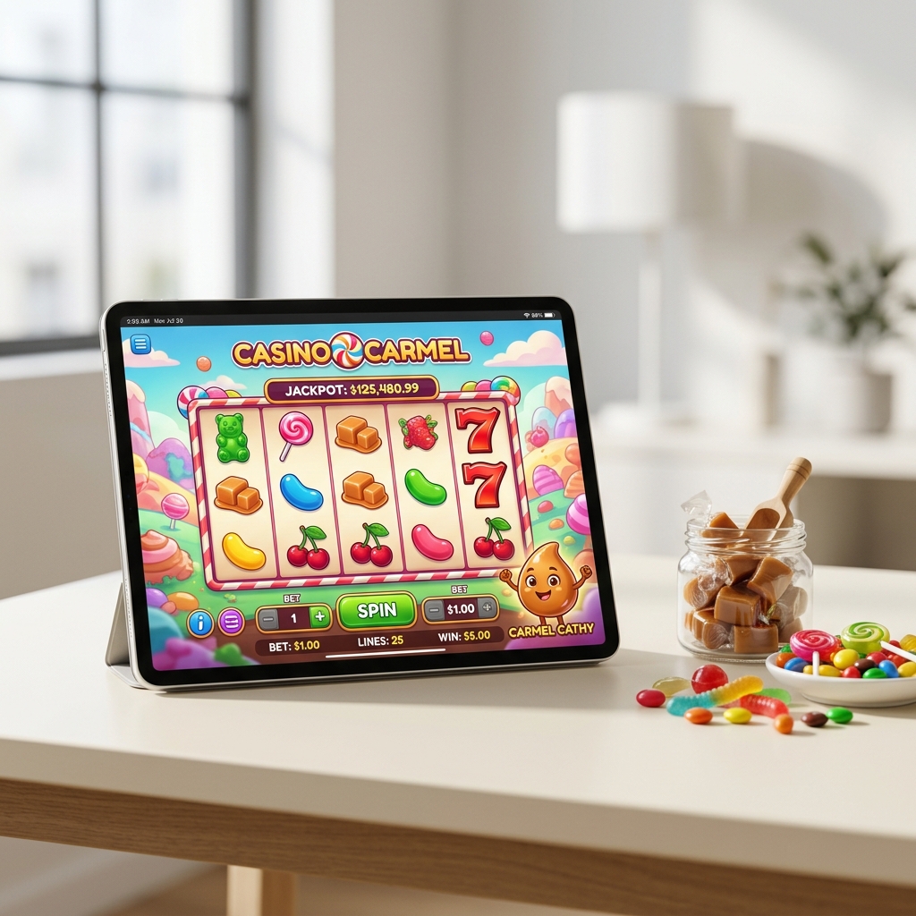 Casino Carmel running on an iPad